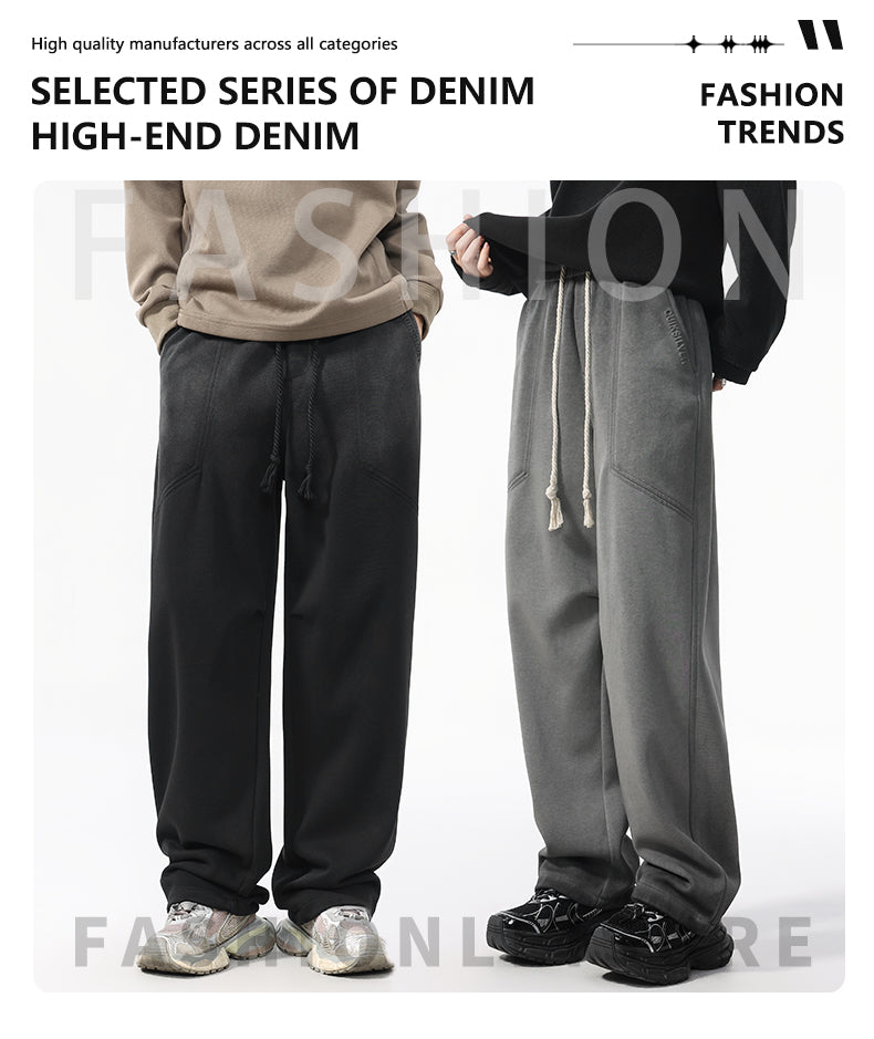 Men’s Casual Loose Straight Carpenter Pants | Urban Minimal#25815