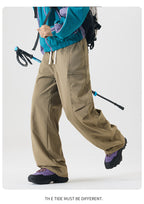 Men’s Tailored Relaxed Straight Pants | Minimal, Functional Design#25819