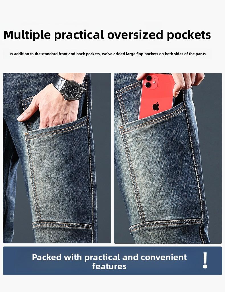 BOCOMAL Mens FR Jeans Relaxed Fit Boot Cut Retro Washed Flame Resistant Denim Work Pants NFPA2112 CAT2