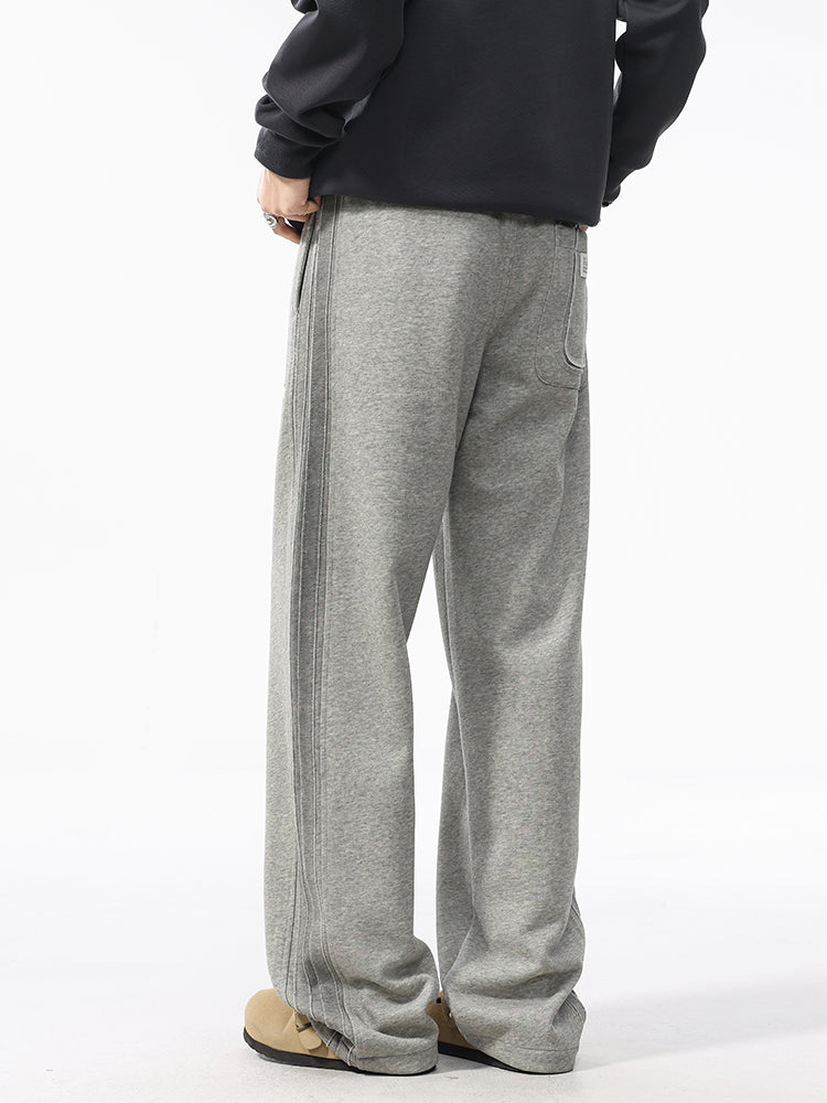 Men’s Relaxed Straight Work Pants | Trendy Utility Silhouette#25812