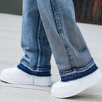 Men’s Loose Fit Hip Hop Cargo Denim Pants OEM/ODM | Multi-Pocket Jeans Manufacturer