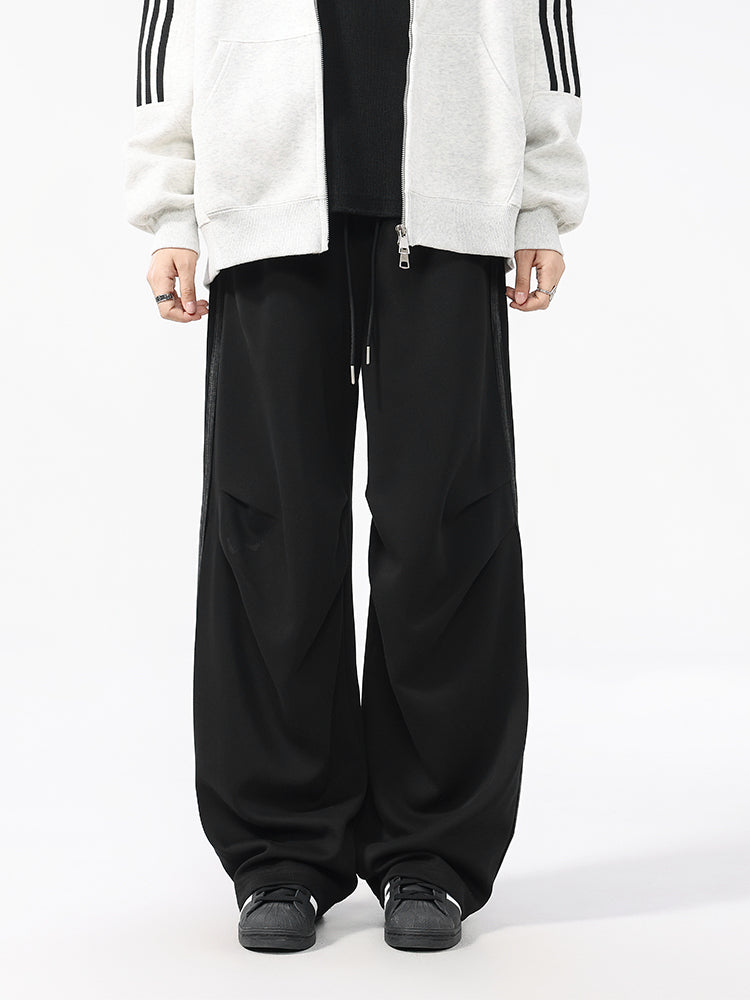 Men’s Heavy Cotton Workwear Pants — Minimal, Loose Straight Leg#25808