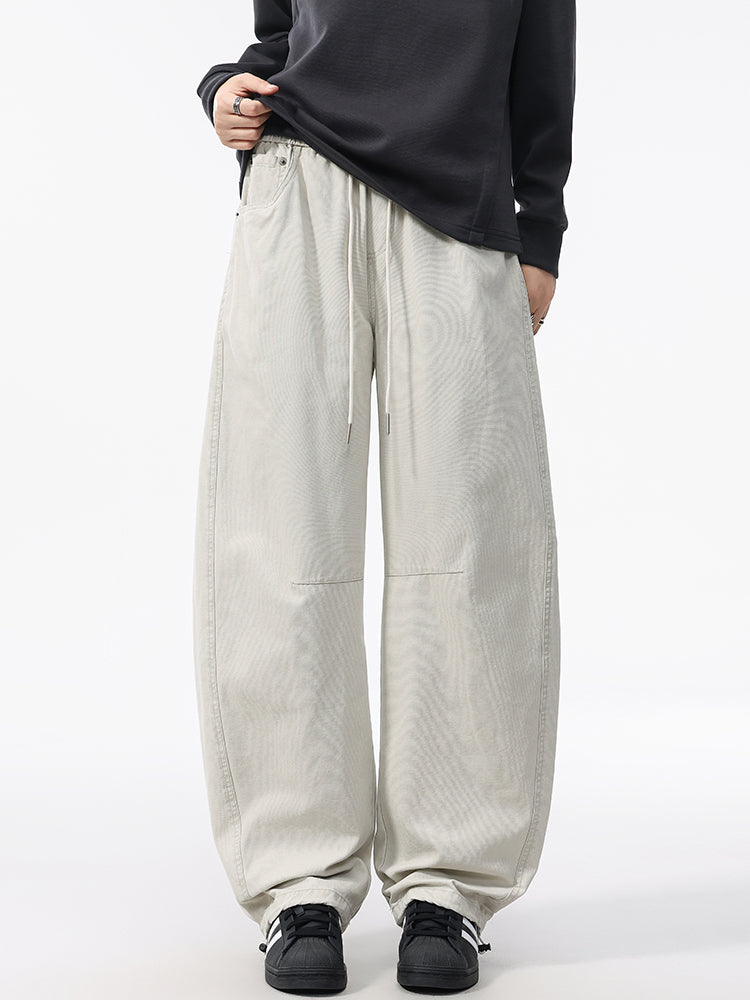 Men’s Cotton Wide Straight Carpenter Pants — Casual#25801