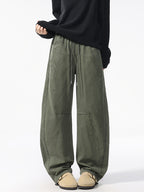 Men’s Cotton Wide Straight Carpenter Pants — Casual#25801