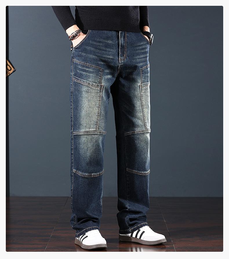 BOCOMAL Mens FR Jeans Relaxed Fit Boot Cut Retro Washed Flame Resistant Denim Work Pants NFPA2112 CAT2