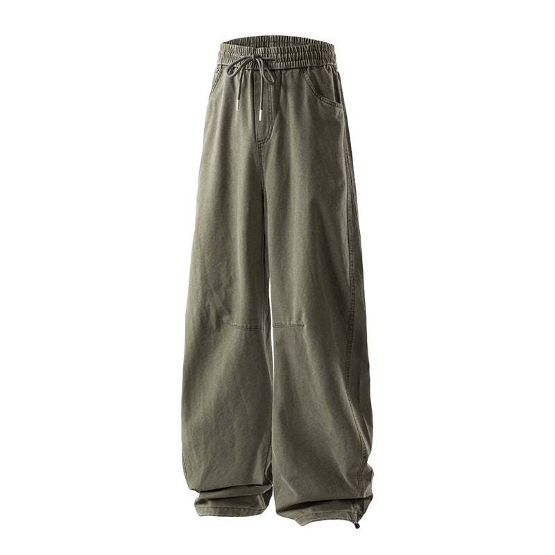 Men’s Cotton Wide Straight Carpenter Pants — Casual#25801