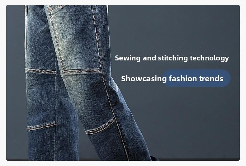 BOCOMAL Mens FR Jeans Relaxed Fit Boot Cut Retro Washed Flame Resistant Denim Work Pants NFPA2112 CAT2