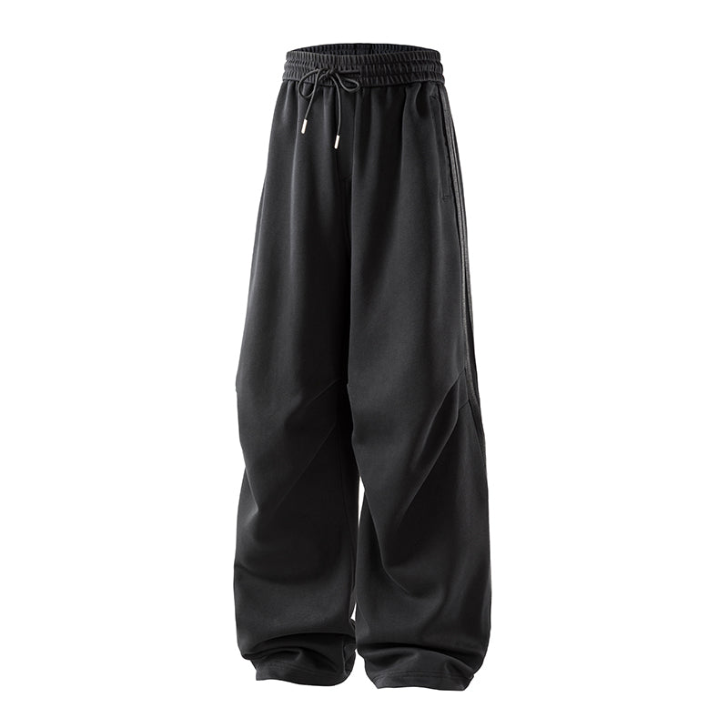 Men’s Heavy Cotton Workwear Pants — Minimal, Loose Straight Leg#25808