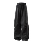 Men’s Heavy Cotton Workwear Pants — Minimal, Loose Straight Leg#25808
