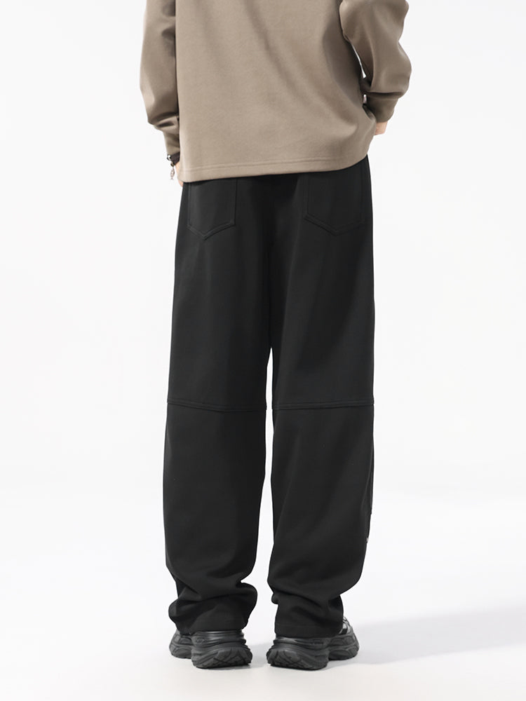 Men’s Autumn Winter Workwear Trousers — Loose Straight, Heavyweight