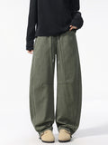 Men’s Cotton Wide Straight Carpenter Pants — Casual#25801