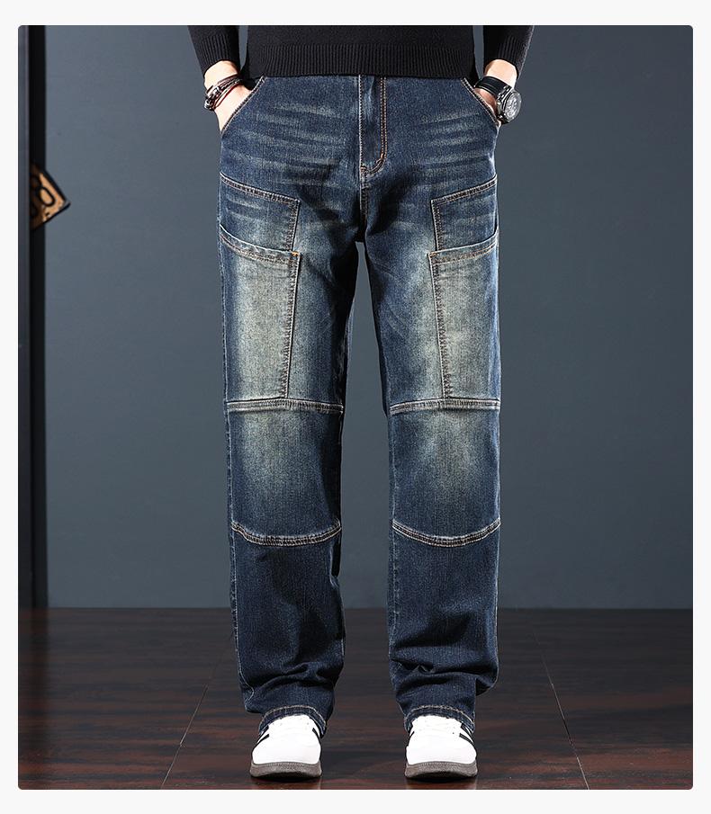 BOCOMAL Mens FR Jeans Relaxed Fit Boot Cut Retro Washed Flame Resistant Denim Work Pants NFPA2112 CAT2