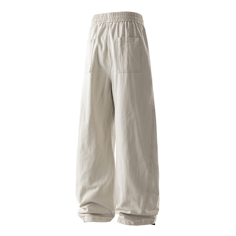 Men’s Cotton Wide Straight Carpenter Pants — Casual#25801