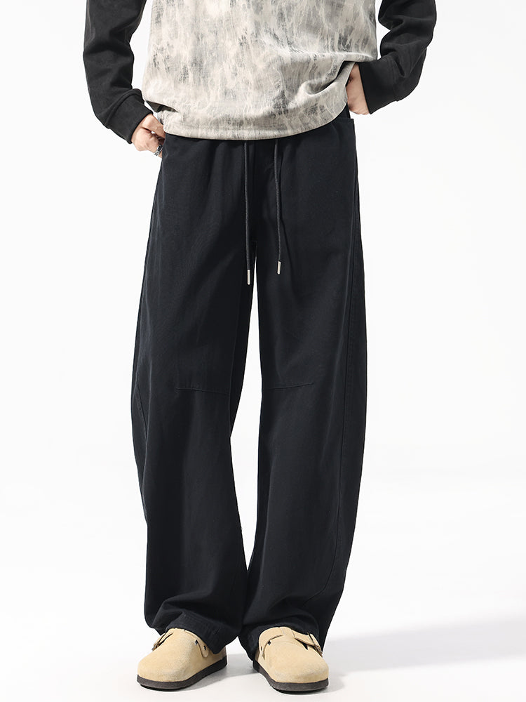 Men’s Cotton Wide Straight Carpenter Pants — Casual#25801