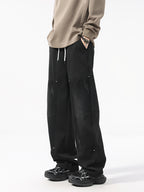Men’s Autumn Winter Workwear Trousers — Loose Straight, Heavyweight