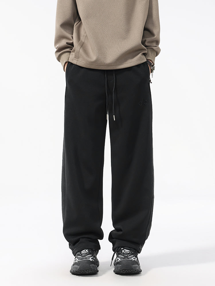 Men’s Relaxed Straight Work Pants | Trendy Utility Silhouette#25812