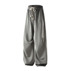 Men’s Heavy Cotton Workwear Pants — Minimal, Loose Straight Leg#25808
