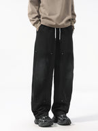 Men’s Autumn Winter Workwear Trousers — Loose Straight, Heavyweight