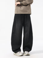 Men’s Heavy Fabric Utility Pants | Relaxed Fit, Fashion Details#25820