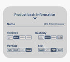 Mens Loose Fit Hip Hop Jeans Casual Cargo Denim Pants with Multi Pockets