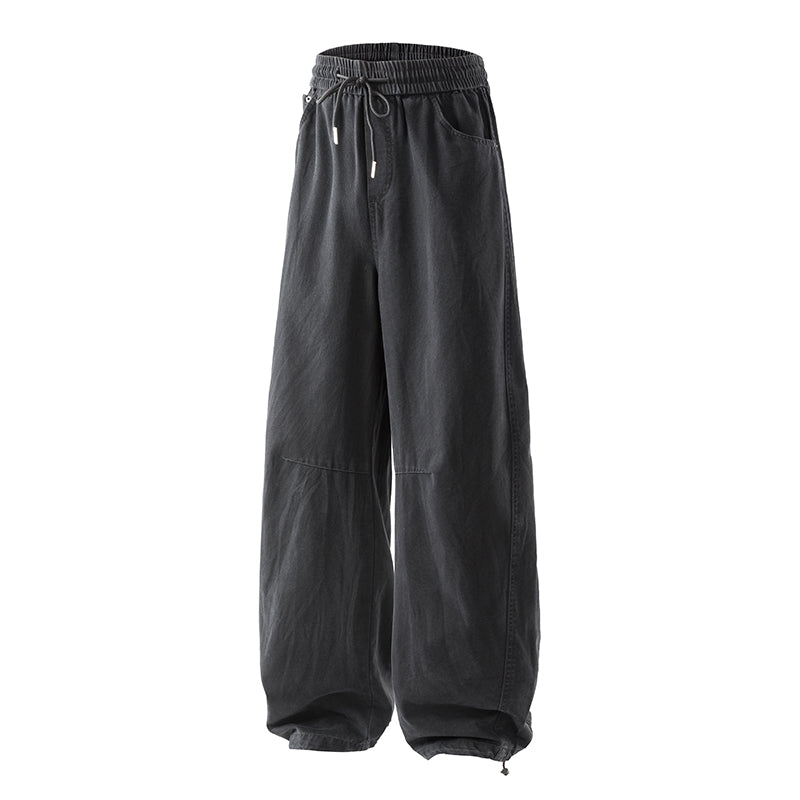 Men’s Cotton Wide Straight Carpenter Pants — Casual#25801