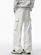 Men’s Relaxed Straight Workwear Pants — Minimal & Trendy#25802