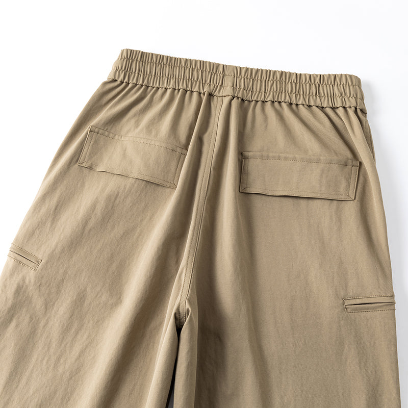 Men’s Tailored Relaxed Straight Pants | Minimal, Functional Design#25819