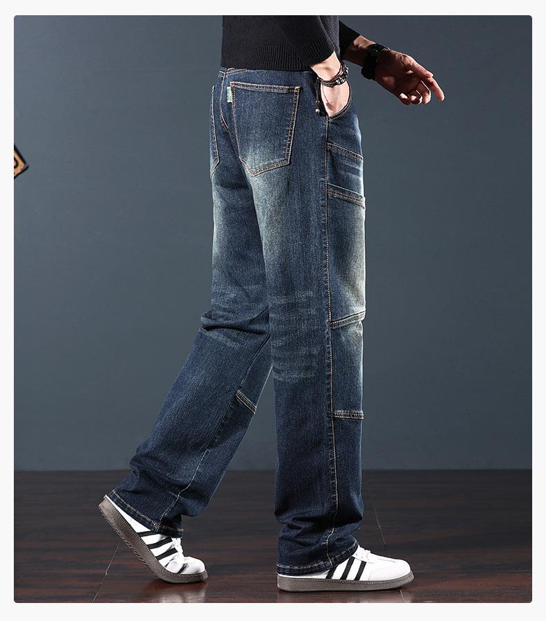 BOCOMAL Mens FR Jeans Relaxed Fit Boot Cut Retro Washed Flame Resistant Denim Work Pants NFPA2112 CAT2