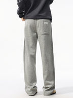 Men’s Relaxed Straight Work Pants | Trendy Utility Silhouette#25812