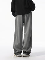 Men’s Heavy Cotton Workwear Pants — Minimal, Loose Straight Leg#25808