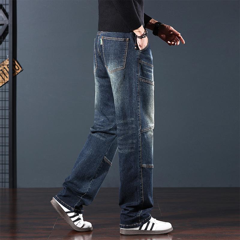 BOCOMAL Mens FR Jeans Relaxed Fit Boot Cut Retro Washed Flame Resistant Denim Work Pants NFPA2112 CAT2
