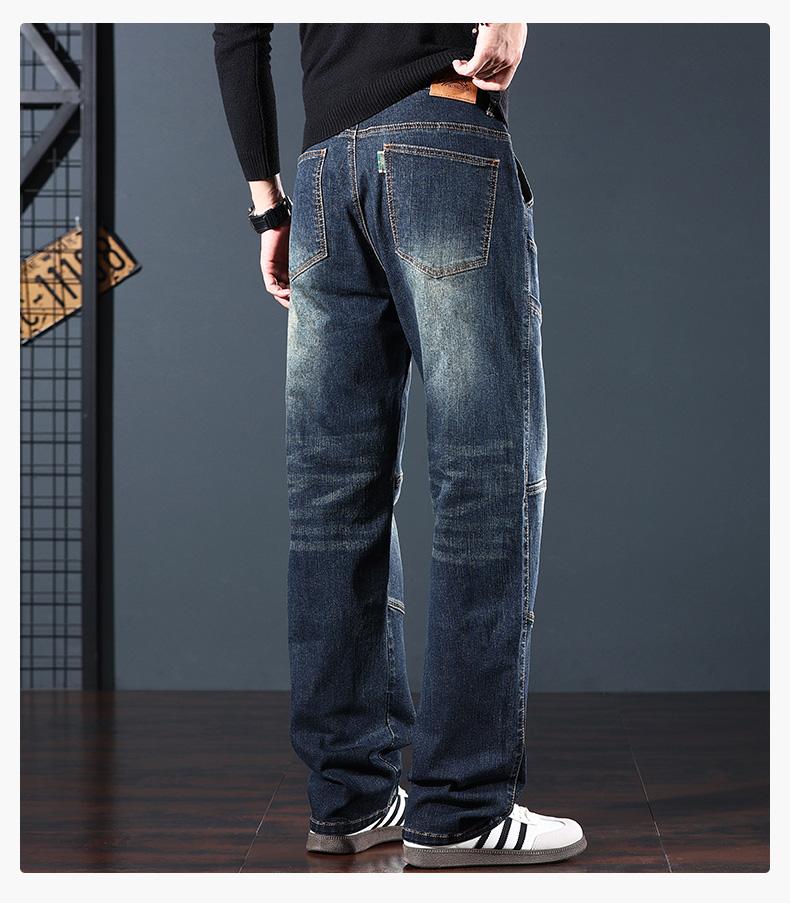 BOCOMAL Mens FR Jeans Relaxed Fit Boot Cut Retro Washed Flame Resistant Denim Work Pants NFPA2112 CAT2