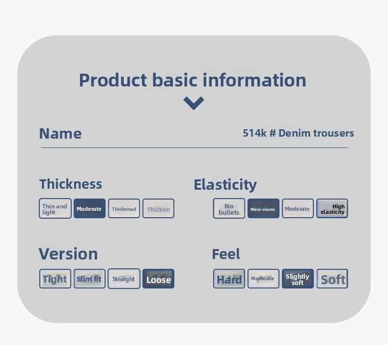 Men's Baggy Jeans Y2K Vintage Wide Leg Denim Pants Hip Hop Skater Jeans Loose Fit Trousers 2000s Streetwear